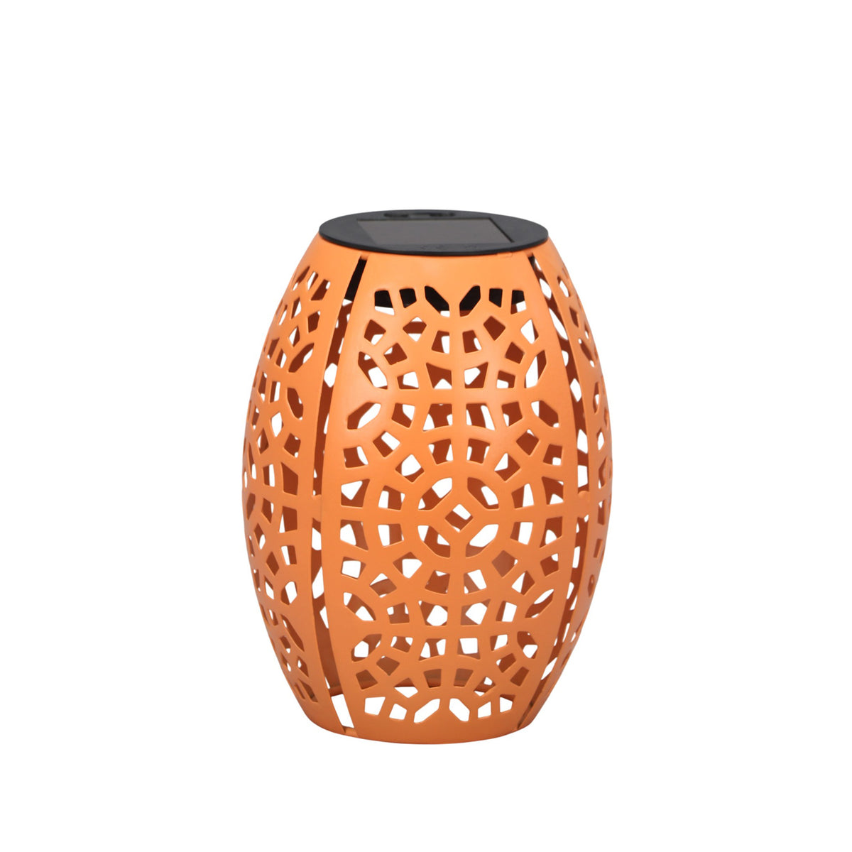 The Growing Ground 2 Pack Solar Lanterns Outdoor, Hollowed Metal LED Garden Decor Lanterns for Patio Yard Porch, Gifts for Women Mom Grandma, Pink