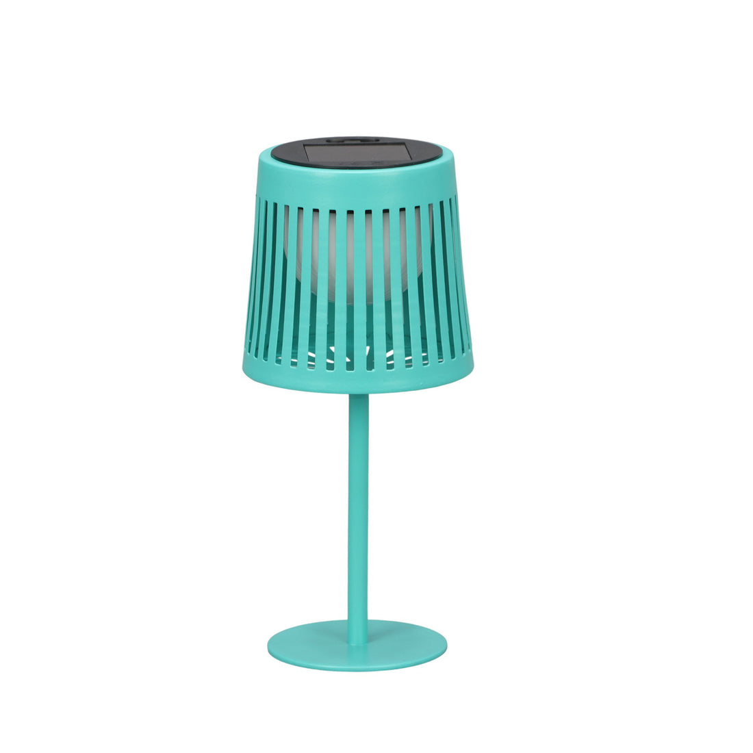 The Growing Ground 2 Pack Solar Table Lamps Outdoor, Modern Linear Design Decorative LED Lights, Pink