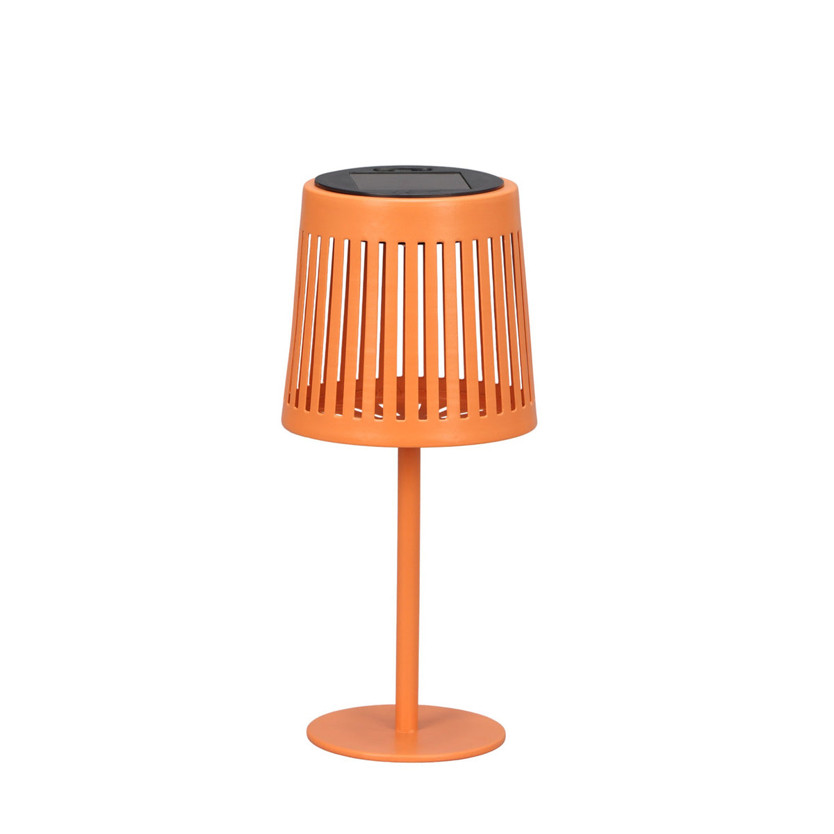 The Growing Ground 2 Pack Solar Table Lamps Outdoor, Modern Linear Design Decorative LED Lights, Pink