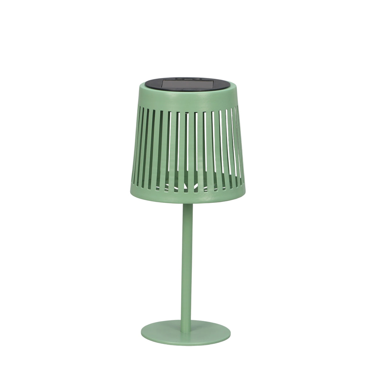 The Growing Ground 2 Pack Solar Table Lamps Outdoor, Modern Linear Design Decorative LED Lights, Pink