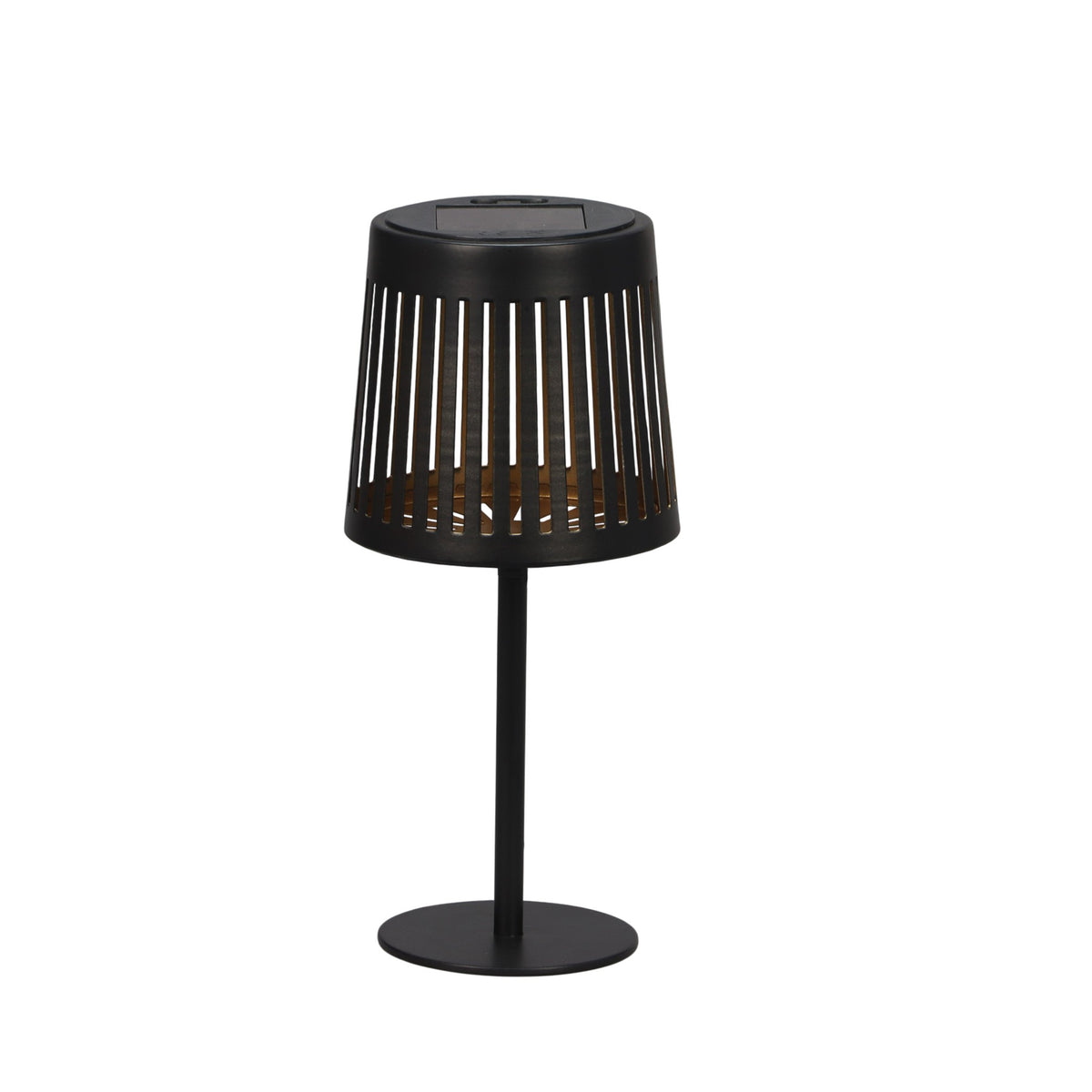 The Growing Ground 2 Pack Solar Table Lamps Outdoor, Modern Linear Design Decorative LED Lights, Pink