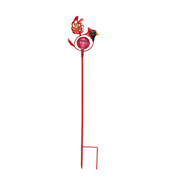 The Growing Ground 27" Solar Bird Garden Stake Light, Outdoor Decorative LED Stake, Solar Powered Blue Jay Decor for Yard, Lawn and Flower Bed